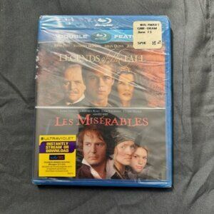 Blu Ray Set of 2 Legends of the Fall / Les Miserables (1998)